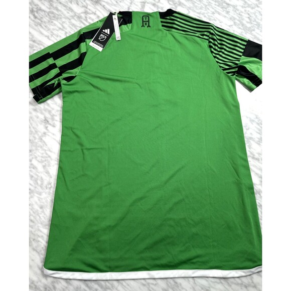 Adidas MLS Austin FC Home Jersey Las Voces Barcode Green Women Medium HU1381 250 - Picture 3 of 9